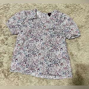 J.Crew floral blouse
